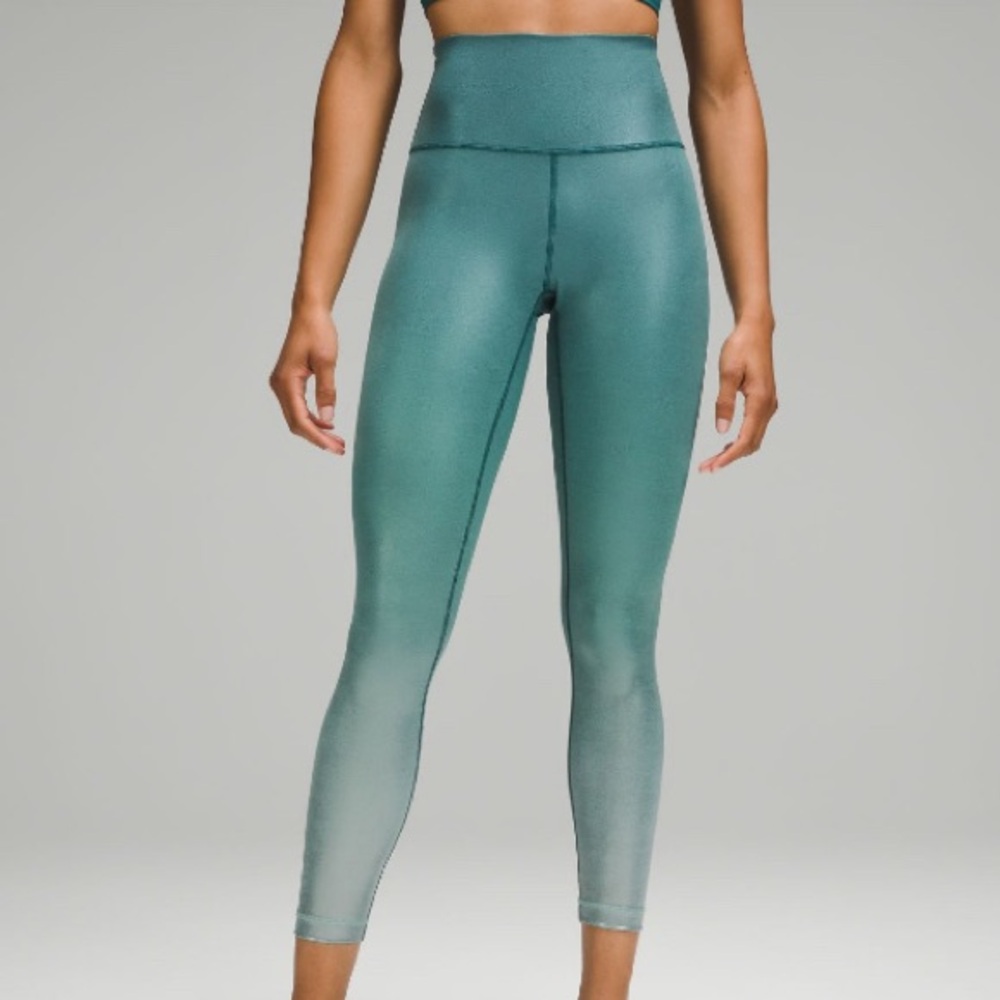 Lululemon Wunder Train High-Rise Tight 25" Foil